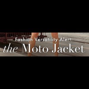 Chic Letter Printed Motocycle Jacket